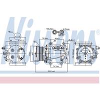 A/C compressor NISSENS NIS 890896