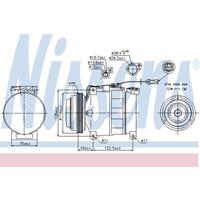 Kompressor, Klimaanlage | NISSENS (89045)
