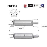 Ruß-/Partikelfilter, Abgasanlage AS FD5013