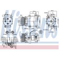 Kompressor, Klimaanlage Nissens 89327