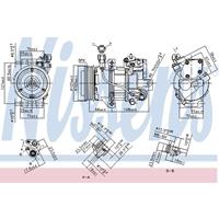 Kompressor, Klimaanlage | NISSENS (890077)