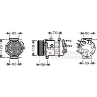 citroen COMPRESSOR P407/607/C5/C6 HDi 04- 4000K322