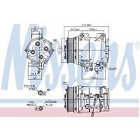 Kompressor, Klimaanlage | NISSENS (890128)