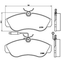 citroen Remblokken set P23069