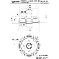 Waarschuwingscontact, remvoering-/blokslijtage BREMBO, u.a. für Opel, Vauxhall