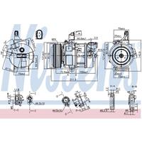 seat Compressor, airconditioning 890087