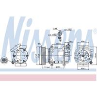 Kompressor, Klimaanlage | NISSENS (89332)