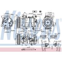 Kompressor, Klimaanlage | NISSENS (89351)