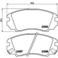 hyundai Remblokken set P30043