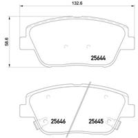 hyundai Remblokken set P30066