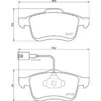 fiat Remblokken set P23163