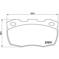 Remblokkenset, schijfrem BREMBO, u.a. für Land Rover