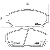 honda Remblokken set