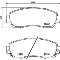 BREMBO Remblokken HONDA P 28 068 45022SHJ405,45022SHJ415,45022SHJA50 Remblokkenset,Remblokkenset, schijfrem 45022STKA00,45022SHJA00,45022SHJA50M