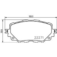 mazda Remblokken set