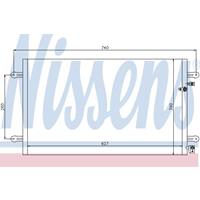 Kondensator, Klimaanlage | NISSENS (94695)