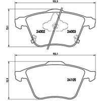 mazda Remblokken set