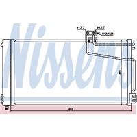 Condensor, airconditioning NISSENS, u.a. für Mercedes-Benz