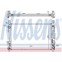 NISSENS Wasserkühler 62799A Kühler,Motorkühler MERCEDES-BENZ,A-CLASS W169,B-CLASS W245