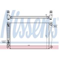 Kühler, Motorkühlung | NISSENS (60328)