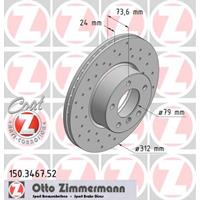 Bremsscheibe 'SPORT COAT Z' | Zimmermann (150.3467.52)