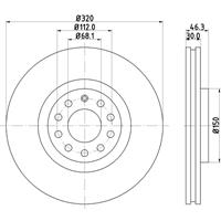 hellapagid Bremsscheibe 'PRO' | HELLA PAGID (8DD 355 107-631)