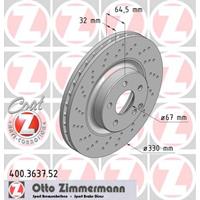 Bremsscheibe 'SPORT COAT Z' | Zimmermann (400.3637.52)