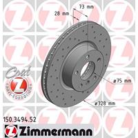 Bremsscheibe 'SPORT COAT Z' | Zimmermann (150.3494.52)