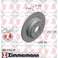 Bremsscheibe 'COAT Z' | Zimmermann (280.3174.20)