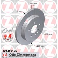 Zimmermann Bremsscheiben 400.3604.20 Scheibenbremsen,Bremsscheibe MERCEDES-BENZ,M-CLASS W163