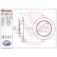 Bremsscheibe 'COATED DISC LINE' | BREMBO (08.C307.11)