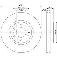 hellapagid Bremsscheibe | HELLA PAGID (8DD 355 117-021)