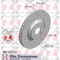 Remschijf SPORT REMSCHIJF COAT Z Zimmermann, Remschijftype: Buiten geventileerd, u.a. für Audi