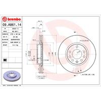 Bremsscheibe 'COATED DISC LINE' | BREMBO (09.A960.21)