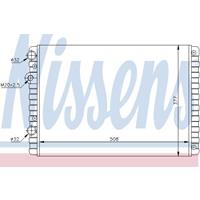 Kühler, Motorkühlung Nissens 652321