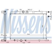 Kühler, Motorkühlung | NISSENS (63502)