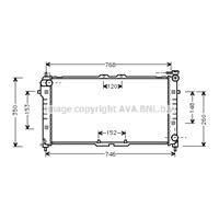 PRASCO Kühler, Motorkühlung MAZDA MZ2027 FPA115200,FS1915200D,FS1915200E Kühler,Wasserkühler,Autokühler,Motorkühler FS1915200F,FS3715200,FS3715200A