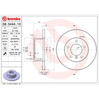 Bremsscheibe | BREMBO (08.5444.10)