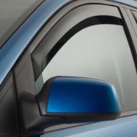 Zijwindschermen voor Audi A4 sedan/avant 2008- (zwarte raamlijsten)