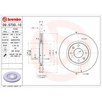 Bremsscheibe | BREMBO (09.5784.10)