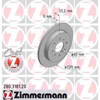 Bremsscheibe 'COAT Z' | Zimmermann (280.3181.20)