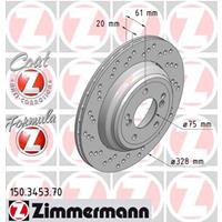 Bremsscheibe 'FORMULA Z COAT Z' | Zimmermann (150.3453.70)