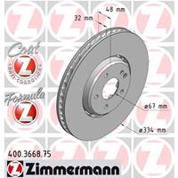 Bremsscheibe 'FORMULA Z COAT Z' | Zimmermann (400.3668.75)