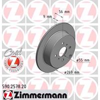 Bremsscheibe 'COAT Z' | Zimmermann (590.2578.20)