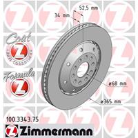 Audi Remschijf Formula Z links