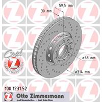 Bremsscheibe 'SPORT COAT Z' | Zimmermann (100.1231.52)