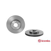 Remschijf BREMBO XTRA LINE BREMBO, Remschijftype: Geperforeerd / Geventileerd, u.a. für Citroën, Toyota, Peugeot, Opel, DS