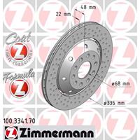 audi Remschijf Formula Z links 100334170