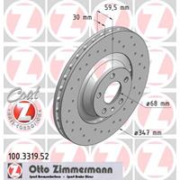 Remschijf SPORT REMSCHIJF COAT Z Zimmermann, Remschijftype: Buiten geventileerd, u.a. für Audi