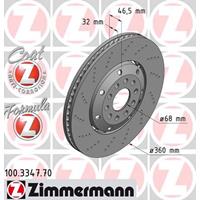 Bremsscheibe Vorderachse links Zimmermann 100.3347.70